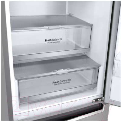 Холодильник с морозильником LG DoorCooling+ GA-B509MAUM