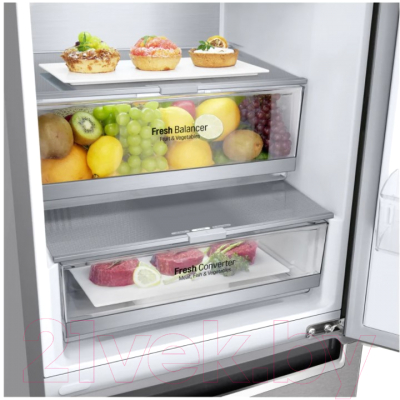 Холодильник с морозильником LG DoorCooling+ GA-B509MAUM