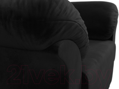 Кресло мягкое Лига Диванов Карнелла 240 / 105833 (велюр черный)