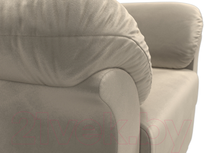 Кресло мягкое Лига Диванов Карнелла 240 / 105837 (микровельвет бежевый)