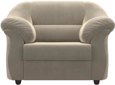 Кресло мягкое Лига Диванов Карнелла 240 / 105837 (микровельвет бежевый)