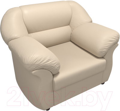 Кресло мягкое Лига Диванов Карнелла 240 / 105847 (экокожа бежевый)