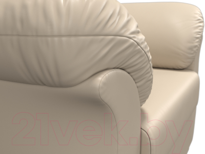 Кресло мягкое Лига Диванов Карнелла 240 / 105847 (экокожа бежевый)