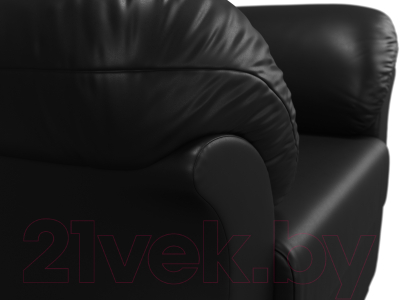 Кресло мягкое Лига Диванов Карнелла 240 / 105853 (экокожа черный)