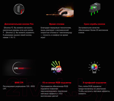Мышь A4Tech Bloody J95s Stone