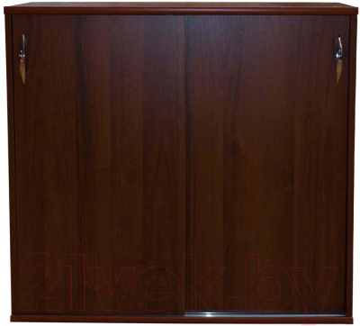Тумба в прихожую Компас-мебель КС-012-02 (орех донской) - фото