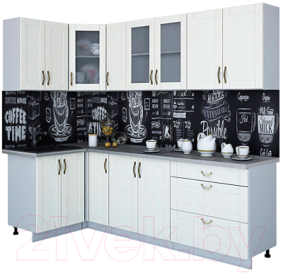 Готовая кухня Интерлиния Мила Крафт 1.2x2.5 - фото