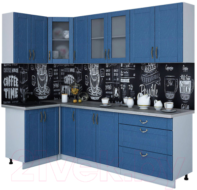 Готовая кухня Интерлиния Мила Крафт 1.2x2.5 - фото