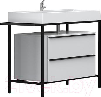 Тумба с умывальником Belux Биарритц Н100-02 - фото