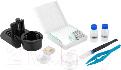 Микроскоп оптический Микромед Эврика 40х-320х / 26397 (лайм)