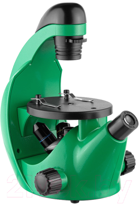 Микроскоп оптический Микромед Эврика 40х-320х / 26397 (лайм)