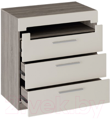 Комод ТриЯ Фьюжн ТД-260.04.01 (бежевый/дуб сонома трюфель)