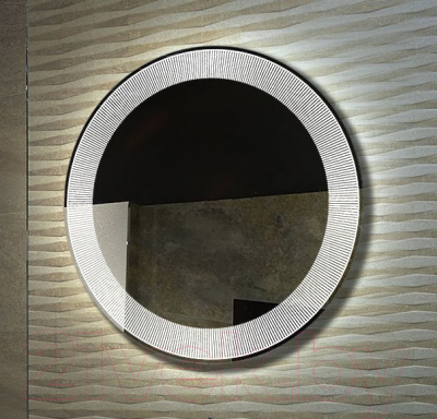 Зеркало Пекам Galaxy 80x80 / galaxy-80x80d (с подсветкой и сенсором на взмах руки)