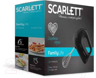 Миксер ручной Scarlett SC-HM40S16