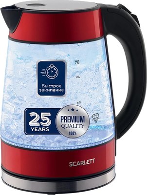 Электрочайник Scarlett SC-EK27G79 (красный)