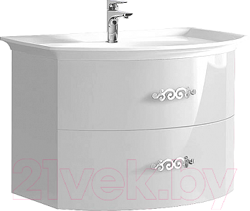 Тумба с умывальником Belux Версаль НП80-02 (белый) - фото