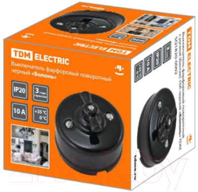 Выключатель TDM Болонь SQ1820-0002