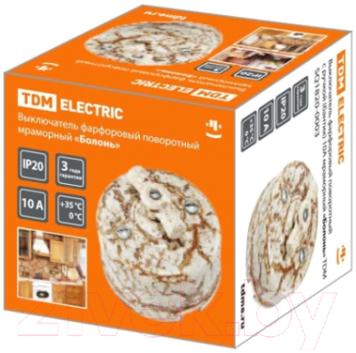 Выключатель TDM Болонь SQ1820-0003