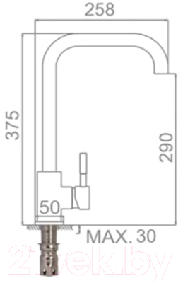Смеситель Wisent W4998-4-18