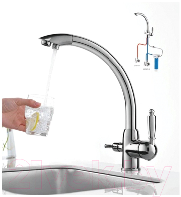 Смеситель Ledeme L4455-3