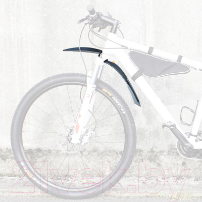 Крыло для велосипеда SKS Germany Shockblade Dark / 11451