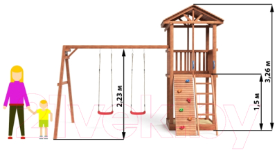 Игровой комплекс National Tree Company Красная Звезда / СГ2-Р912