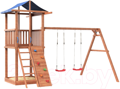 Игровой комплекс National Tree Company Красная Звезда / СГ2-Р912-тент - фото