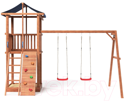 Игровой комплекс National Tree Company Красная Звезда / СГ2-Р912-тент