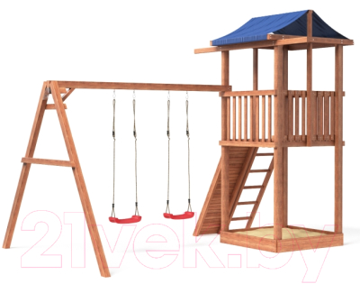 Игровой комплекс National Tree Company Красная Звезда / СГ2-Р912-тент