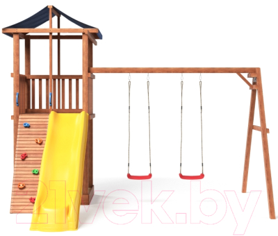 Игровой комплекс National Tree Company Красная Звезда / СГ4-Р912-тент