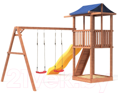 Игровой комплекс National Tree Company Красная Звезда / СГ4-Р912-тент