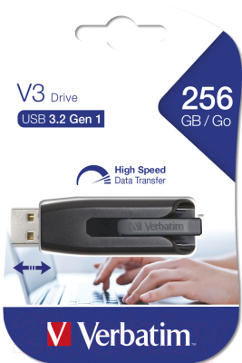 Usb flash накопитель Verbatim Store 'n' Go V3 256GB / 49168