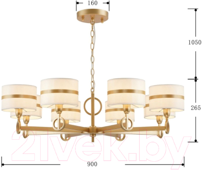 Люстра FAVOURITE Mateo 2634-8P