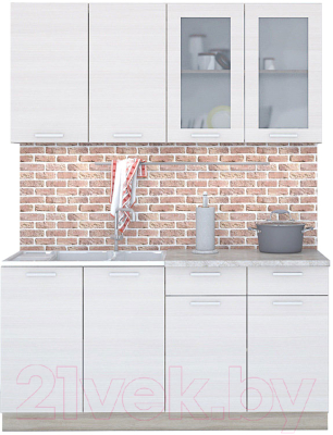 Готовая кухня Интерлиния Мила 16 - фото