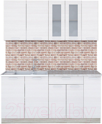 Готовая кухня Интерлиния Мила 17 - фото