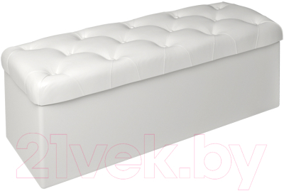 Пуф ТриЯ Тип 3 (белый) - фото