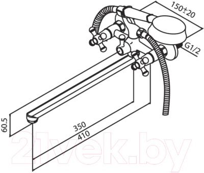 Смеситель RedBlu by Damixa Retro 239500000