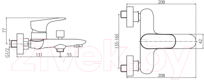 Смеситель RedBlu by Damixa Palace Grand 461000000