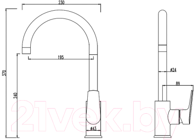 Смеситель RedBlu by Damixa Origin Balance 790720000