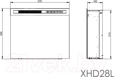 Электрокамин Dimplex XHD28L-INT