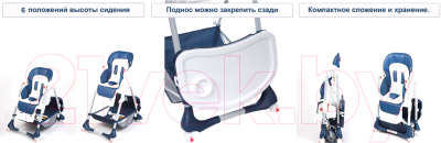 Стульчик для кормления Martin Noir Nula Lux