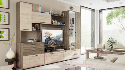 Шкаф ТриЯ Марта (дуб сонома трюфель/дуб сонома)