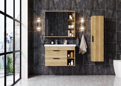 Тумба с умывальником Onika Легран 80.13 108047 + Фостер-80