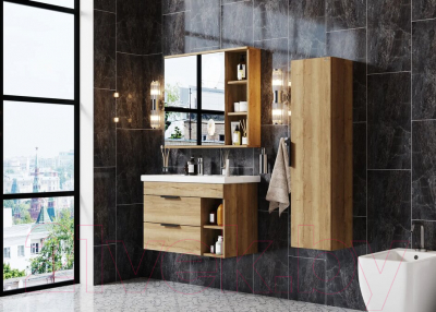 Тумба с умывальником Onika Легран 80.13 108047 + Фостер-80