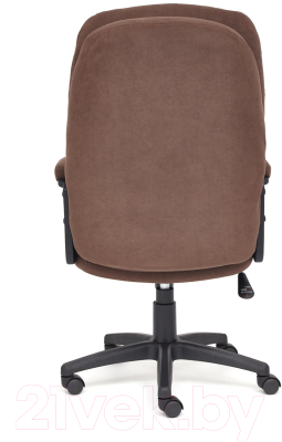 Кресло офисное Tetchair Comfort LT флок (коричневый)