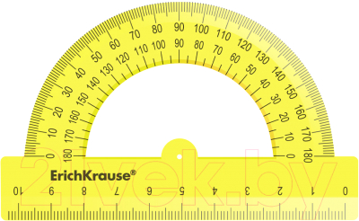 Транспортир Erich Krause Neon / 53011 - фото