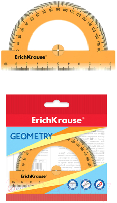 Транспортир Erich Krause Neon / 53012