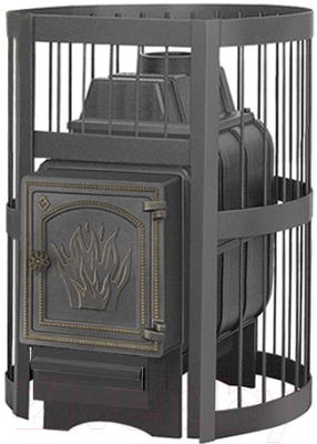 Печь-каменка Везувий Легенда Стандарт 16 (ДТ-4) без выносного туннеля - фото