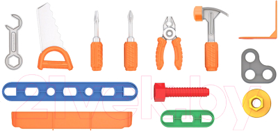 Набор инструментов игрушечный Нордпласт В чемодане / 545 - фото