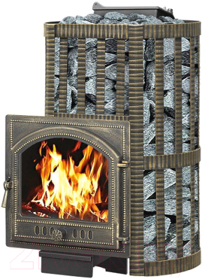 Печь-каменка Везувий Ураган Ковка 16 (205) - фото
